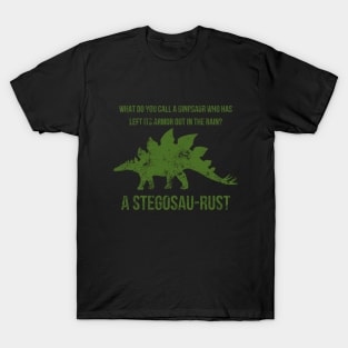 Cute Stegosaurus Dino joke pun design T-Shirt